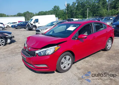 2015 Kia Forte Lx из США, поврежденный, VIN KNAFX4A62F5426362